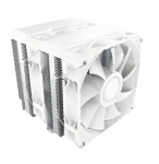 Montech NX600 bílá / Chladič CPU / Dual Tower / 2× 120 mm / 800-2000 RPM / 6 heatpipes / PWM / pro AMD a Intel (NX600 (W))