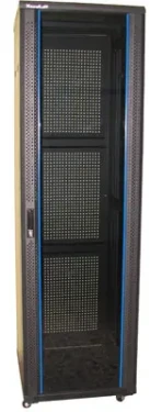 XtendLan TELCO-42U-810-BLACK-P 19" rozvaděč / výška 42U / 800 x 1000 / perforované skleněné dveře (TELCO-42U-810-BLACK-P)