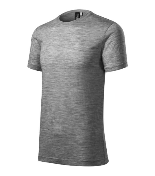 Merino Rise tričko pánské tmavě šedý melír S