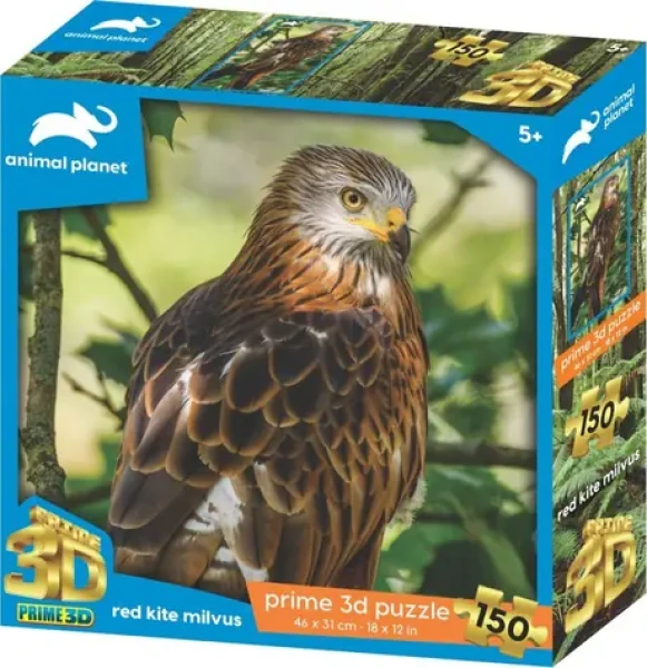 PRIME 3D Puzzle Animal Planet: Luňák červený