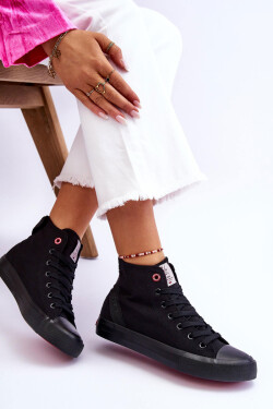 Dámské klasické vysoké tenisky Cross Jeans LL2R4088C černé 36