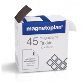 Samolepící magnety Magnetoplan Takkis 45ks