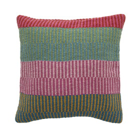 Bloomingville Povlak na polštář z recyklované bavlny Isnel 45 × 45 cm, multi barva, textil