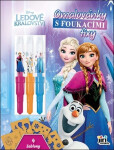 Ledové království - Omalovánky s foukacími fixy