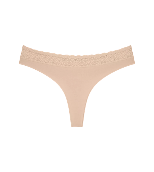 Dámské kalhotky Feel of Modal String 2P - YELLOW - sv. béžové 0026 - TRIUMPH YELLOW XS