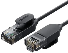 Ugreen NW122 černá / Síťový kabel / RJ45 / Cat.6A UTP / 1,5 m (UGR388BLK)