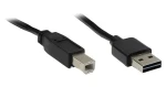 Good Connections USB 2.0 EASY A-B černá / Kabel / USB-A – USB-B / oboustranný konektor / 3 m (2510-EU03)