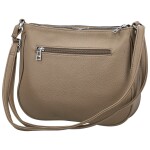 Trendy dámská koženková crossbody kabelka Grácie, béžová