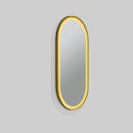 Zrcadlo se senzorem SAT Aurum 40x80 cm broušené zlato SATZAUR4080BZ SATZAUR4080BZ
