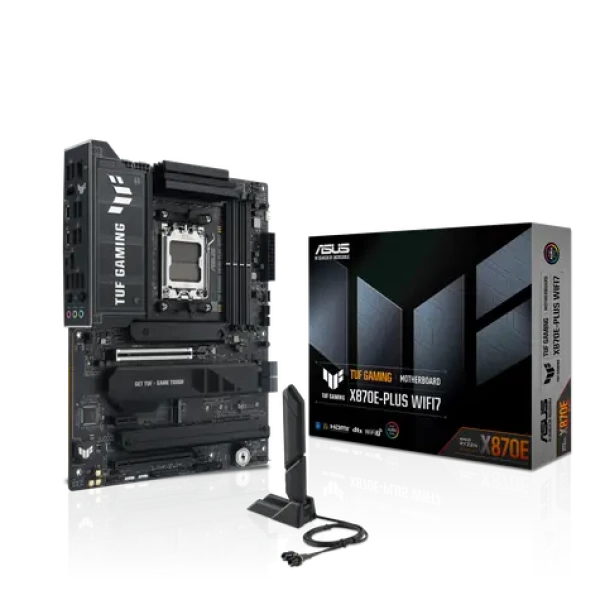 ASUS TUF GAMING X870E-PLUS WIFI / AMD X870 / DDR5 / SATA III RAID / USB / 2.5GLAN / M.2 / sc.AM5 / ATX (90MB1M70-M0EAY0)