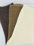 Ponožky Noviti SB081 Smooth Wool 36-41 hnědá 36-41