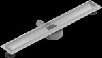 MEXEN - Flat žlab bez roštu 70 cm otočný nerez 1040070