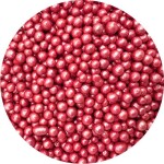 Cukrovo-rýžové perly červené 5mm 80g - I LOVE CAKES