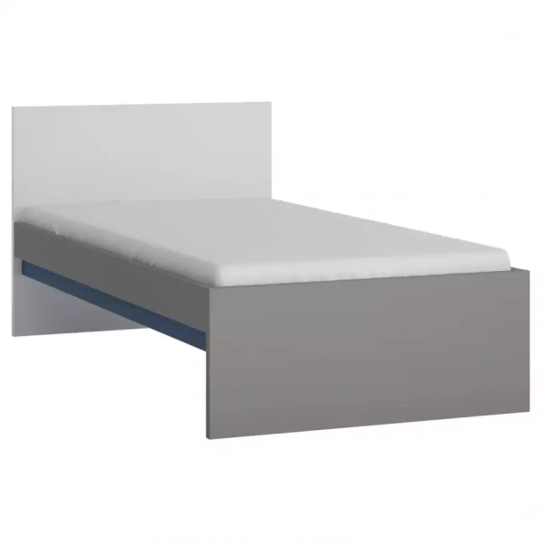 Postel Laser LASZ01B 90 šedá platina/černá perla/bílý alpský/modrá