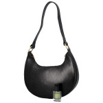 Luxusní dámská kožená kabelka na rameno Delami Vera Pelle Lanny, černá