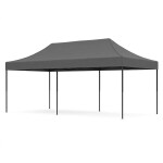 Samorozkládací párty stan se stěnami v různých barvách 3 x 6 m Černá