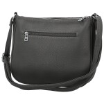 Trendy dámská koženková crossbody kabelka Grácie, tmavě šedá