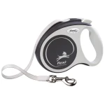 FLEXI Vodítko Comfort Plus S 5 m antracitové / Samonavíjecí / Do 15 kg / Soft Grip rukojeť