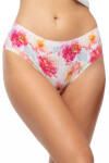 Dámské brazilky Cheekie brasil peony - JULIMEX bílá XL