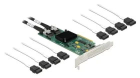 Delock PCI Express x8 / Řadič SATA / PCIe 2.0 / 8x SATA 6 Gb/s / Hot-Swap (90061)