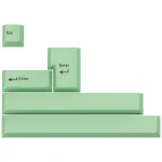 GMK Přídavný Kit zelená / ABS-Keycaps / Double-Shot / pro ISO ANSI (FPTK5051)