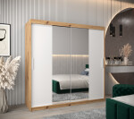 Šatní skříň Abi T1 Barva korpusu: Dub Sonoma, Rozměry: 180 cm, Dveře: Dub sonoma