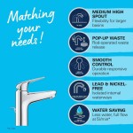 GROHE - Swift Umyvadlová baterie s výpustí, chrom 24325001