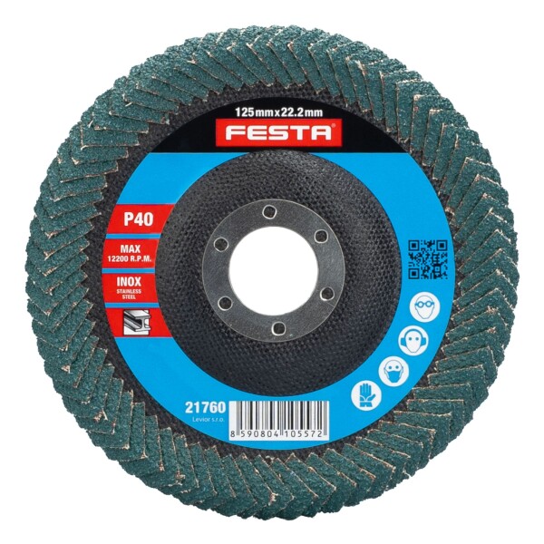 FESTA 21760 Kotouč lamelový oboustranný, 125mm, P 40