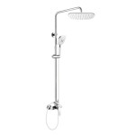 Mereo Eve sprchová baterie s talířovou hranatou sprchou, bílá CBE60104SJE