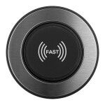 STRONG PowerUp 1x USB A/C nabíječka + bezdrátová nabíječka 10W, imitace nerezi (492988)