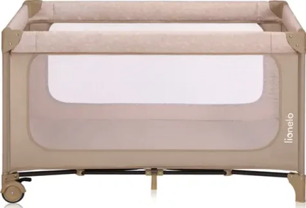 LIONELO Postýlka cestovní Jasmin Beige Sand / od 0 do 36 měsíců (LO-JASMIN EASY FOLD BEIGE SAND)