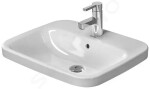 DURAVIT - DuraStyle Umyvadlo nábytkové 560x455 mm, s 1 otvorem pro baterii, s WonderGliss, bílá 03745600001