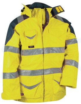Reflexní zimní pracovní parka COFRA PROTECTION Barva: Reflexní žlutá, Velikost: 42 (CAPROTECTION_00_42)