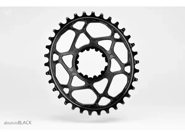 Absolute Black OVAL34 Sram GXP převodník, offset 6mm, 34z. oválný