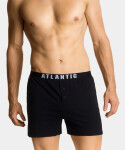 Pánské volné boxerky ATLANTIC 2Pack modrá, námořnická modrá, Velikost: