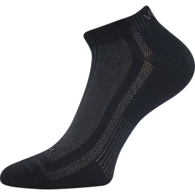 VOXX Ponožky nízké sportovní MORFAN z modalu ČERNÉ (3 páry) 35-38 124593