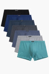 Atlantic 7MH-001 7-pack barva:grafitová/černá/šedá/modrá/zelená/tmavě modrá/indigo 2XL