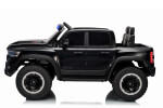 Mamido Elektrické autíčko Dodge Ram černé s majáky 4x4 | 12V10Ah