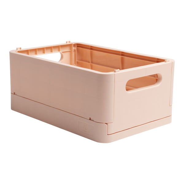 Skládací box, PP, MIDI, lososový