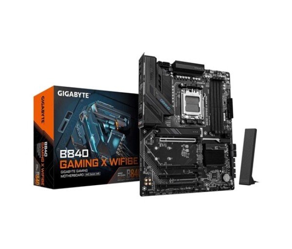 GIGABYTE MB Sc AM5 B840 GAMING X WF6E, AMD B840, 4xDDR5, WIFI, DP, HDMI, ATX EDF_1706306