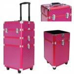 Aptel CA19E Kosmetický kufřík na kolečkách 3v1 61X36X25cm červená