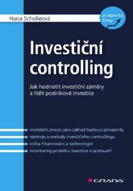 Investiční controlling - Hana Scholleová - e-kniha