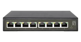 LevelOne GES-2108P černá / Switch / 8-port Gigabit / PoE+ / Unmanaged (52090803101)