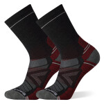 Unisex merino turistické ponožky SMARTWOOL Hike Light Cushion Crew Socks, Charcoal velikost: 38-41 (M)