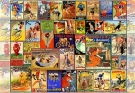 GRAFIKA Puzzle Vintage plakáty s koly