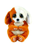 Beanie Babies RUGGLES, 15 cm - hnědo-bílý pejsek (3)