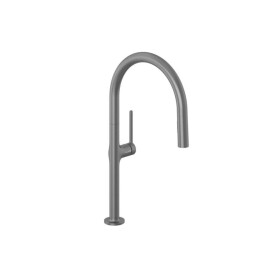 KLUDI - Reef Dřezová baterie s výsuvnou sprškou, broušený Gunmetal 50851N275