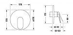 DURAVIT - Wave Sprchová baterie pod omítku, chrom WA4210010010