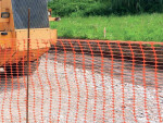 Bezpečnostní síť oranžová Safety net 90 g/m², oko mm, 1,2×50 [60 m²]