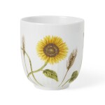 KÄHLER Porcelánový hrnek Hammershøi Summer Sunflower, žlutá barva, porcelán